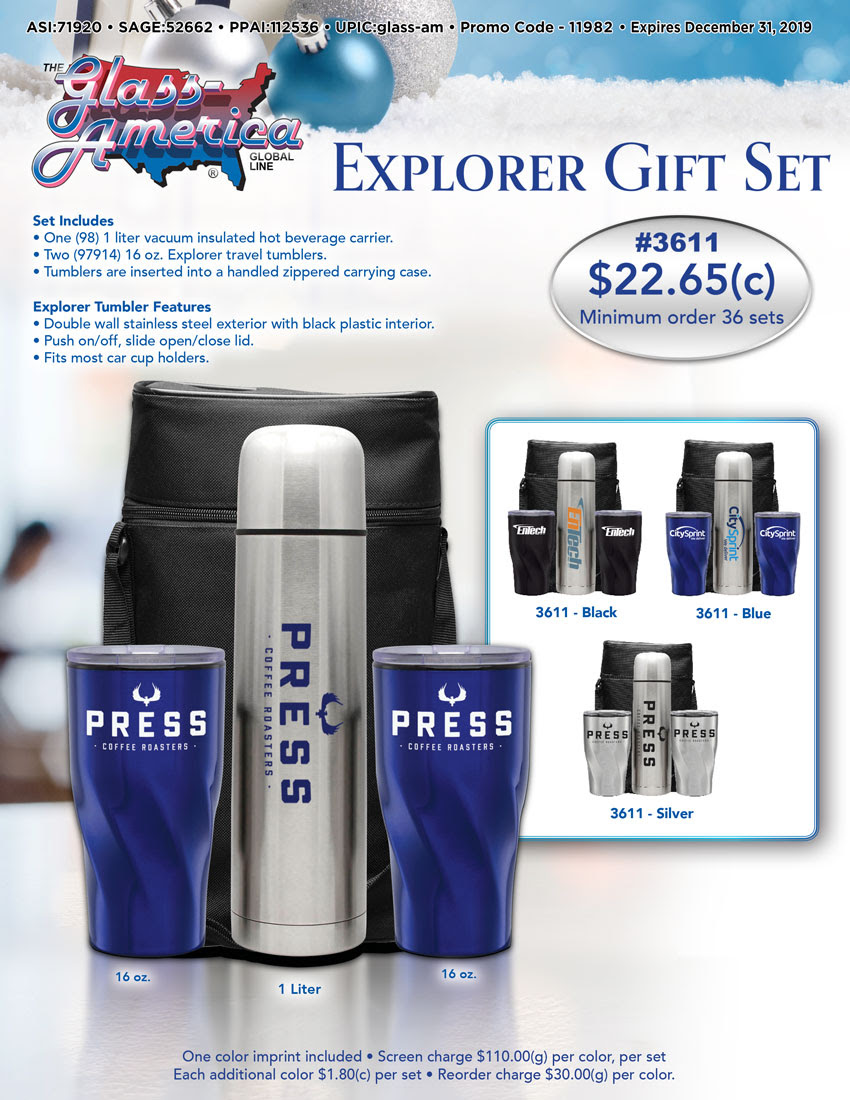 Explorer Gift Set by Glass America