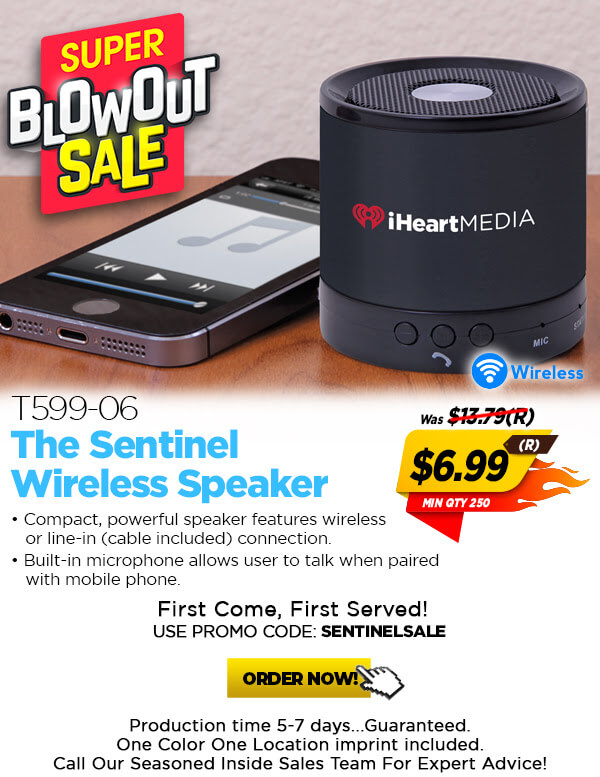 $6.99(R) SuperBlowOut Price On The T599-06 Wireless Speaker