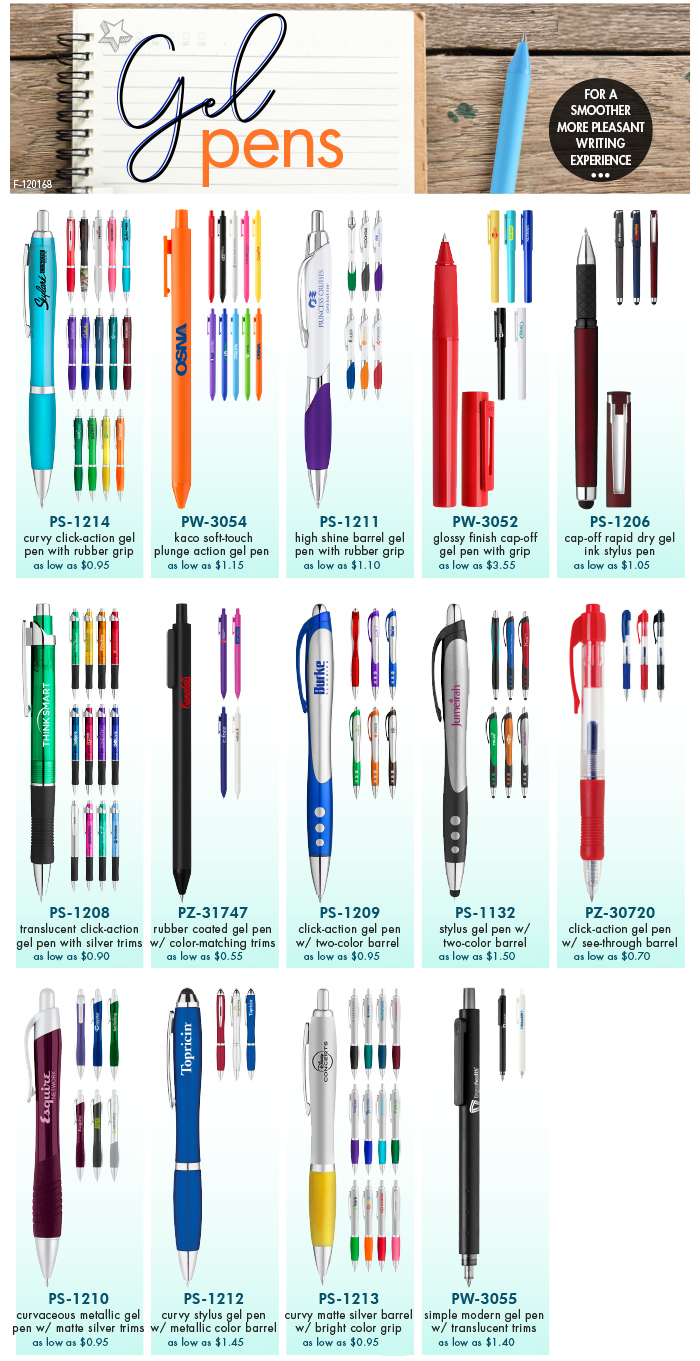 New Gel Pens Collection