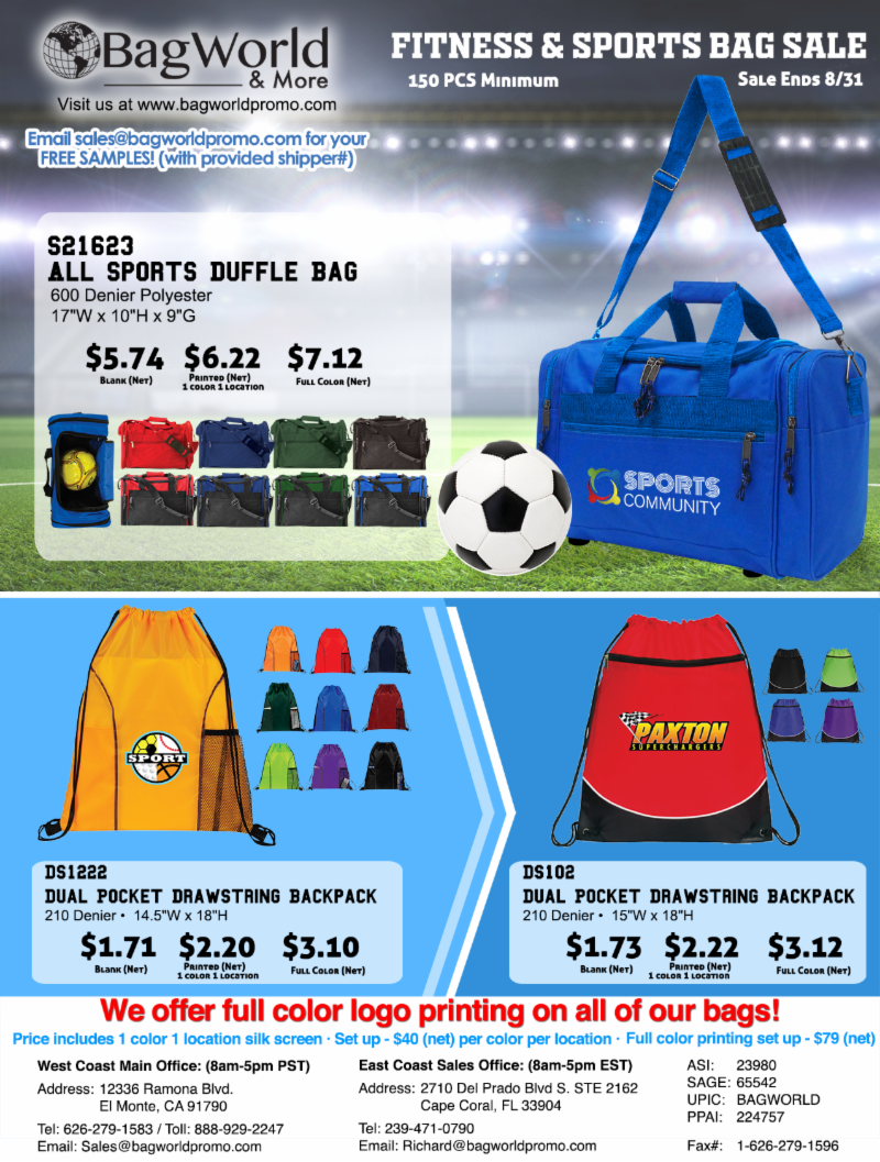 Fitness & Sports Bag Sale