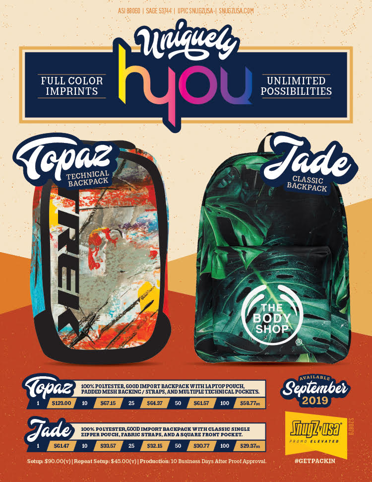 Hot New Promo - Full Color Backpacks!