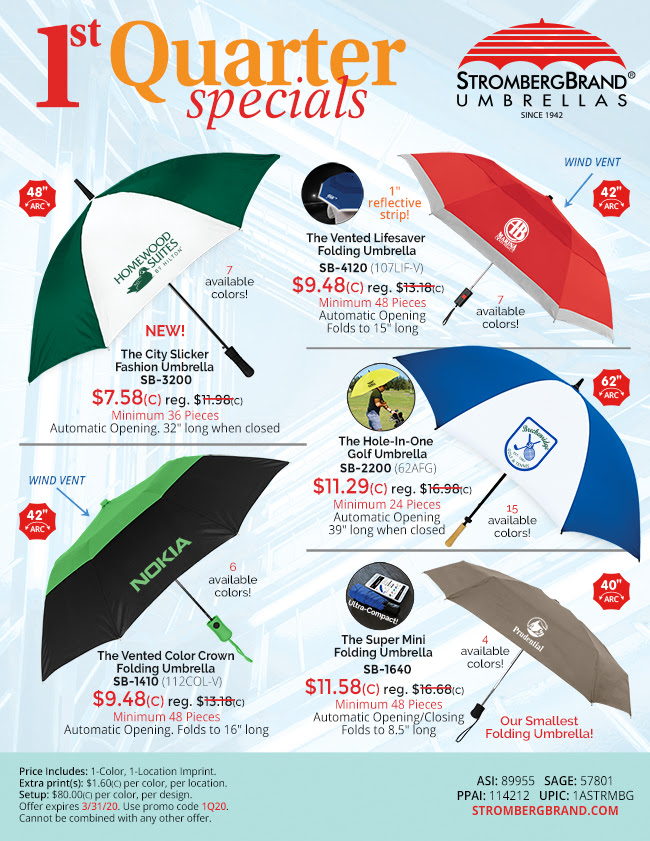 Great Umbrella Deals for the New Year