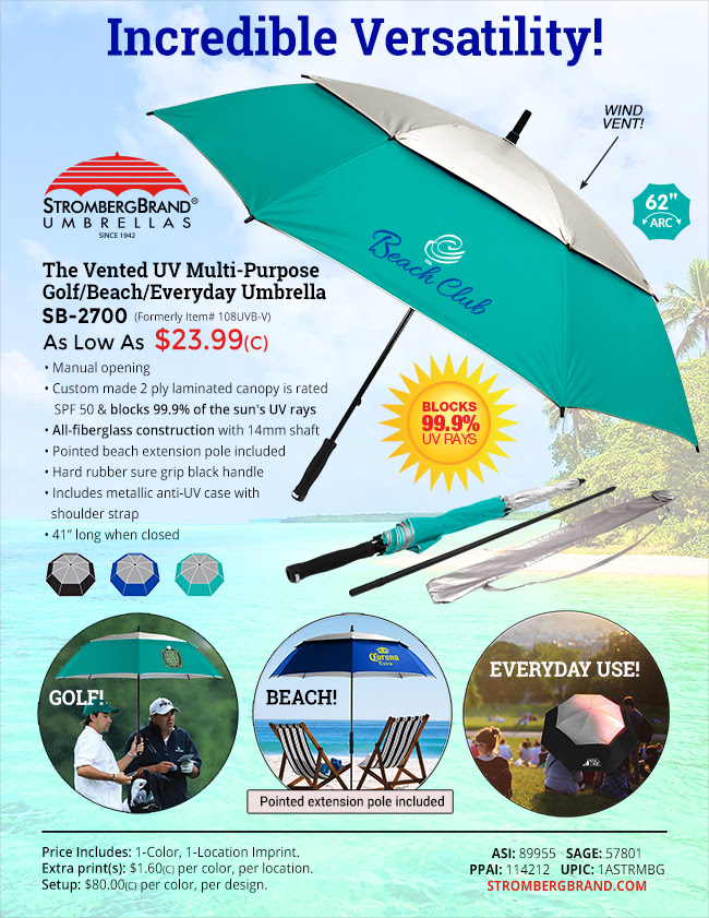 UV Protection For Golf, Beach And Everyday Use!