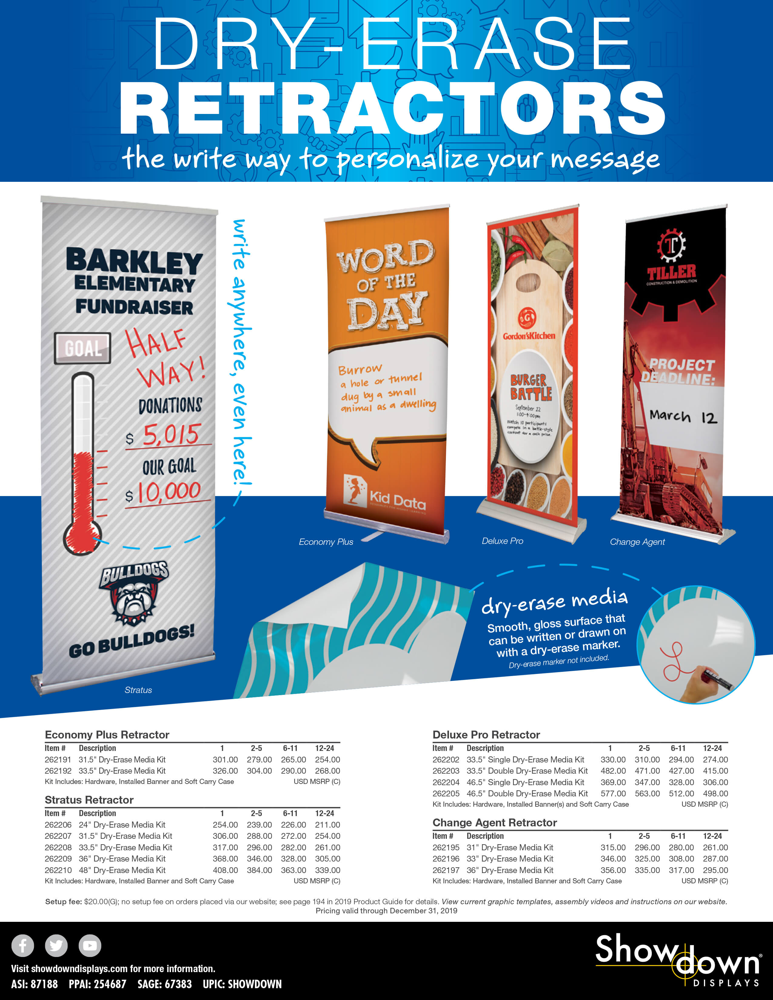 Dry-Erase Retractors